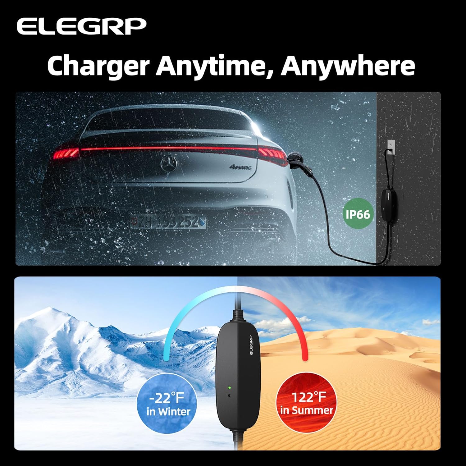 ELEGRP J1772 AC Schnell-Ladest – Fast Ev Charger Bewertung und Preis