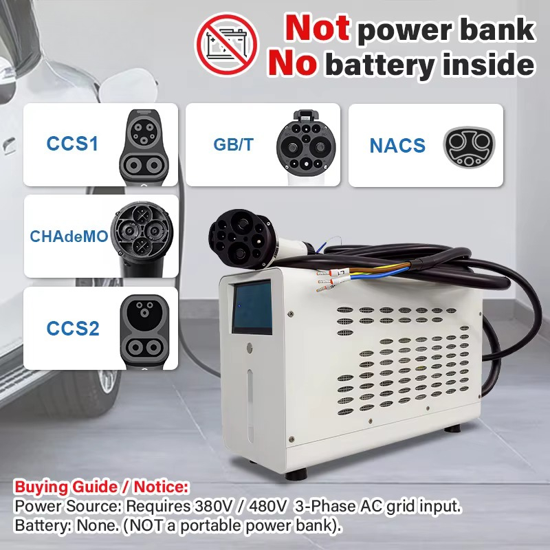 Herstellergroßhandel 480V 3-Ph – Fast Ev Charger Bewertung und Preis
