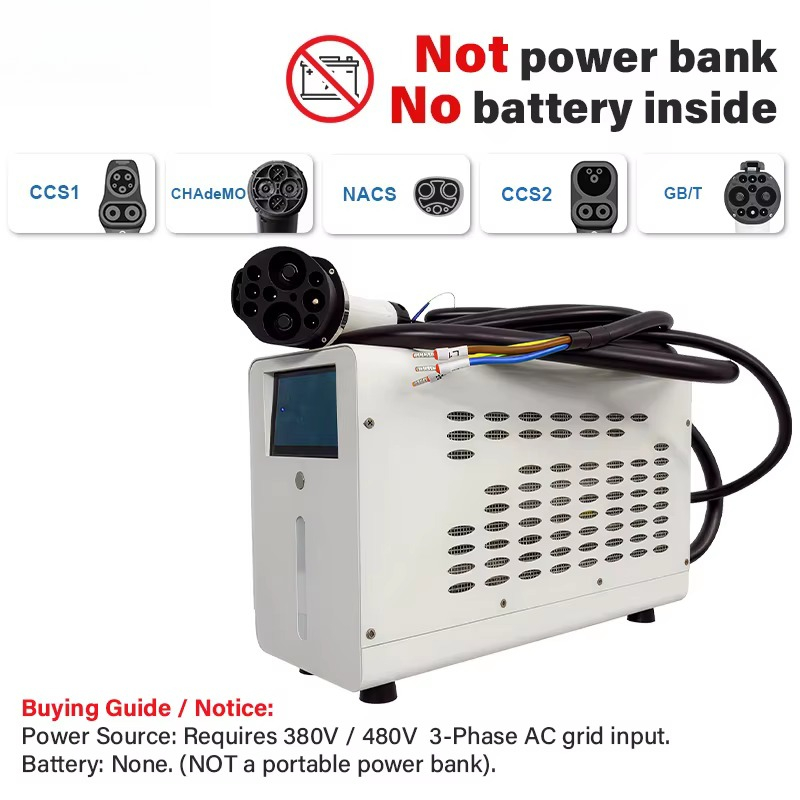 Herstellergroßhandel 480V 3-Ph – Fast Ev Charger Bewertung und Preis