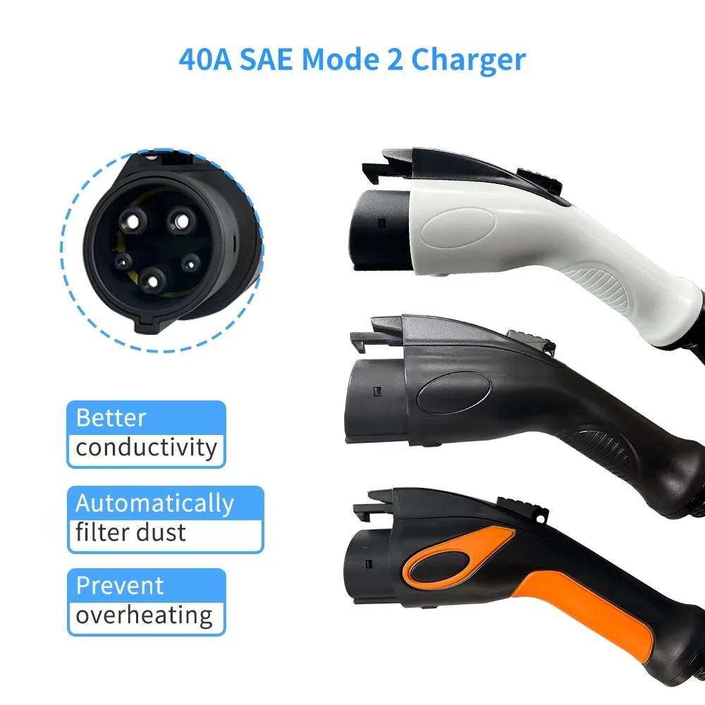 9kW 16A SAE J1772 Typ 1 Mobile – Portable Ev Charger Bewertung und Preis