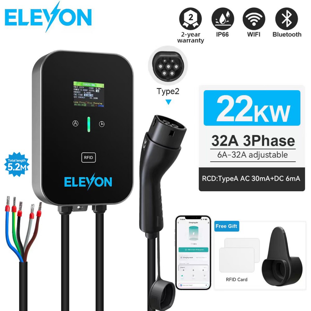 ELEVON EV-Ladestation 22KW Typ – Wallbox Ev Bewertung und Preis